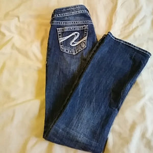 Silver Aiko BootCut Med Wash Jeans Size W26